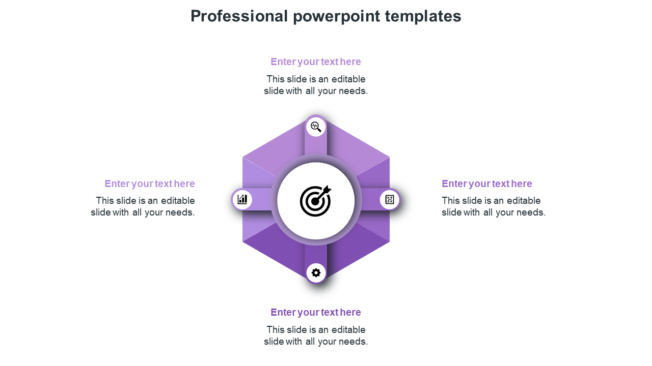 professional powerpoint templates-purple
